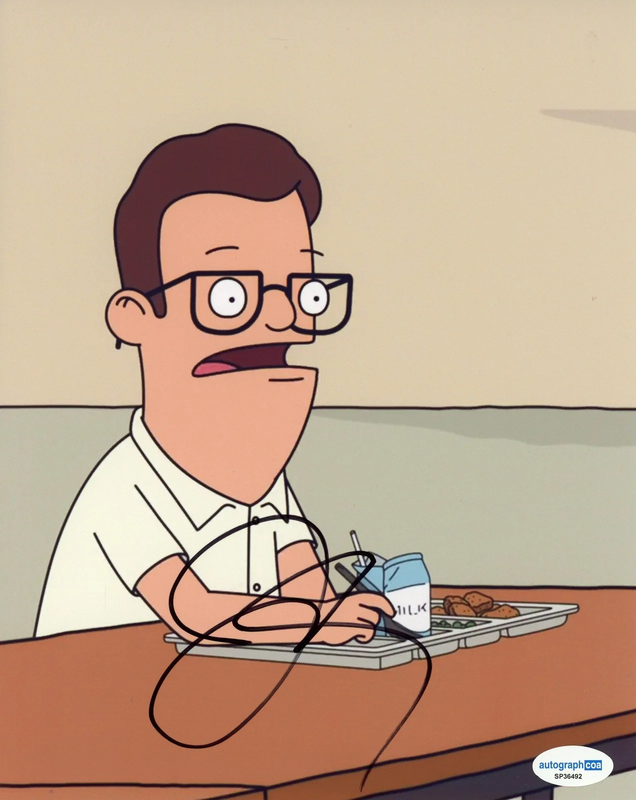 Jim Gaffigan — Jim Gaffigan "Bob's Burgers" AUTOGRAPH Signed 'Henry Haber' 8x10 Photo B ACOA, изображение 2