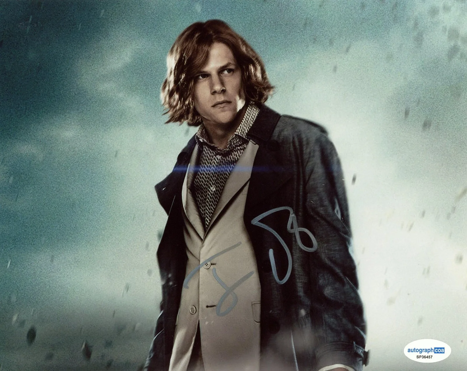 Jesse Eisenberg — Jesse Eisenberg "Batman v Superman" AUTOGRAPH Signed 'Lex Luthor' 8x10 Photo C, изображение 2