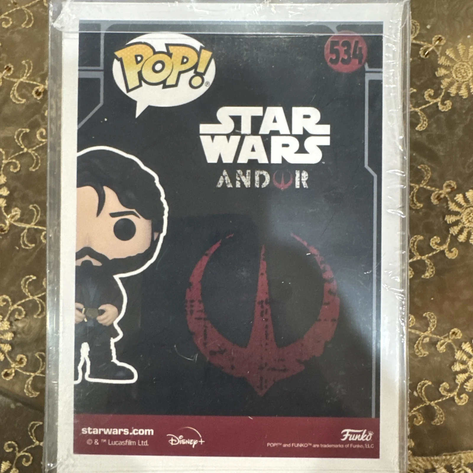 Diego Luna — Diego Luna Signed Cassian Andor Funko Pop! #534 Star Wars - BAS Beckett, image 3