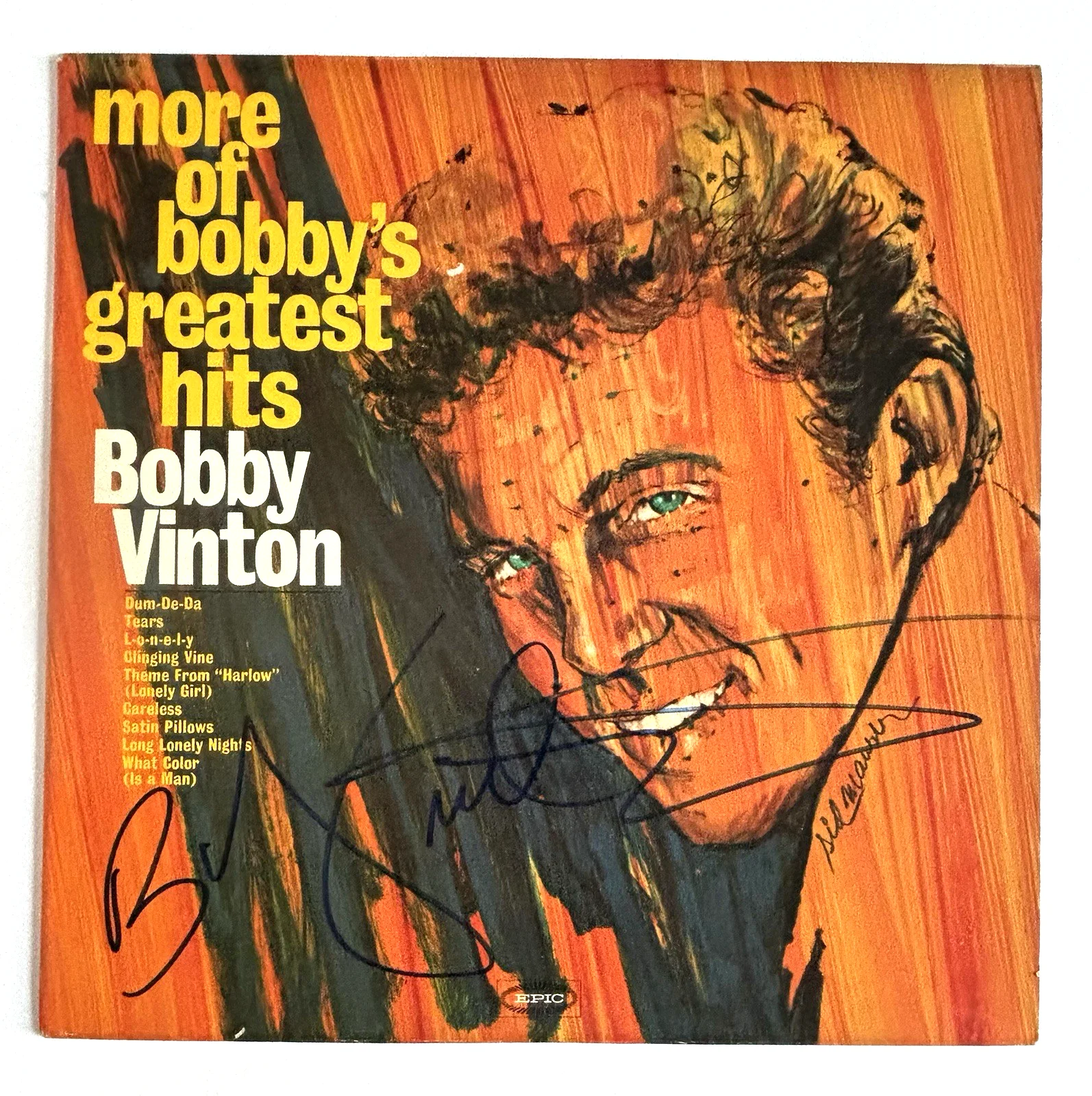 BOBBY VINTON Signed MORE GREATEST HITS Vinyl LP RECORD Album PSA DNA COA, image 2