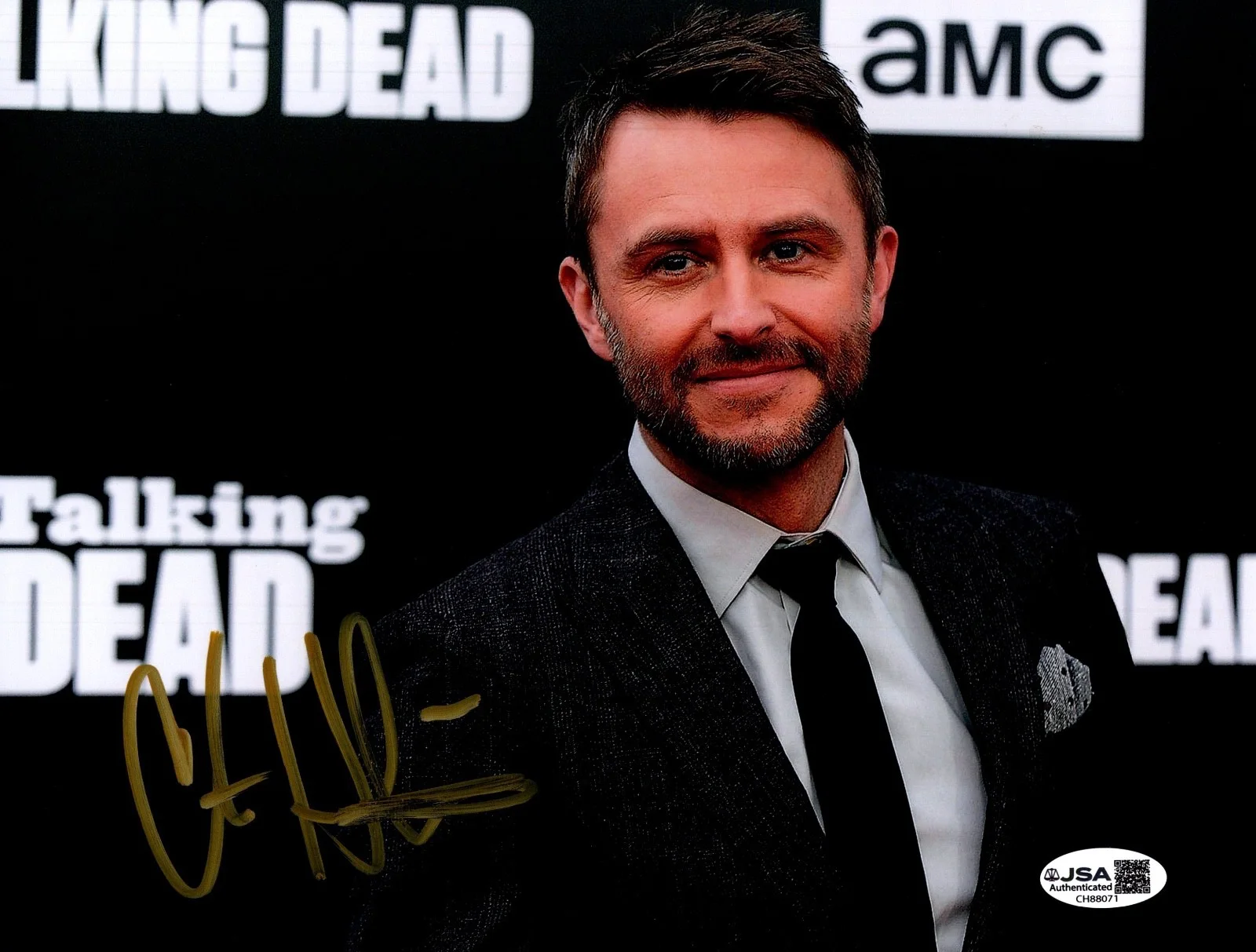 CHRIS HARDWICK — CHRIS HARDWICK Authentic Hand-Signed "TALKING DEAD" 8x10 photo JSA/ COA