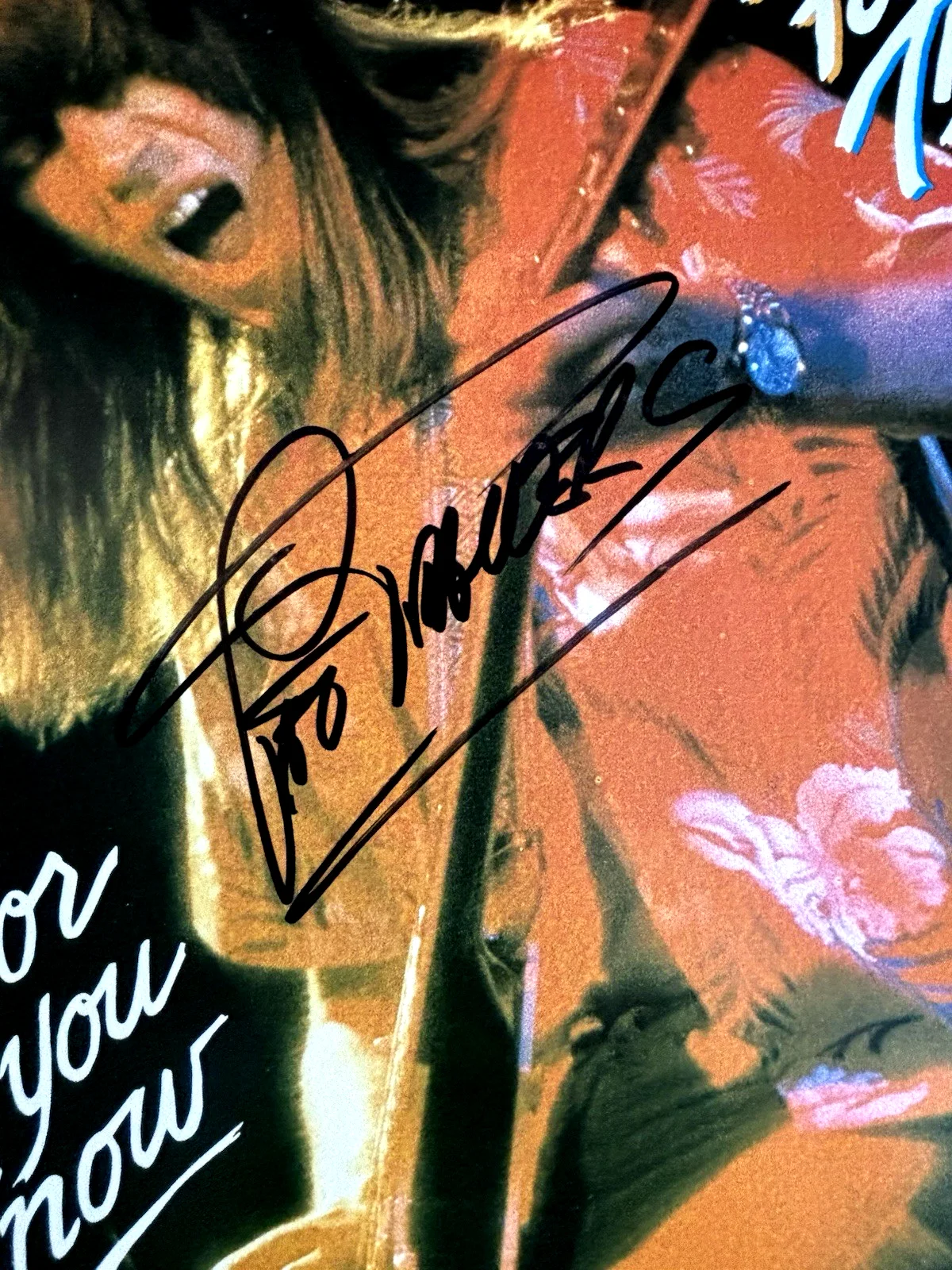 PAT TRAVERS Signed LIVE! GO FOR WHAT YOU KNOW Vinyl LP RECORD Album PSA DNA COA, изображение 3