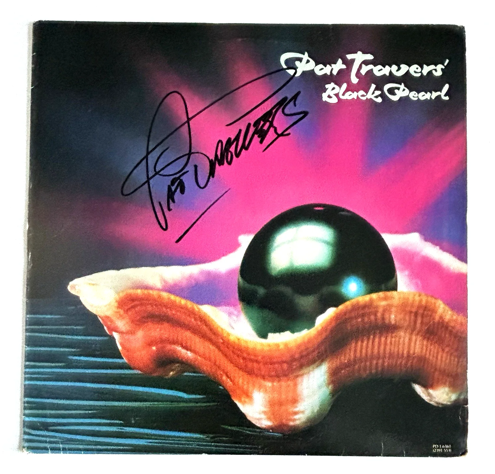 PAT TRAVERS Signed BLACK PEARL Vinyl LP RECORD Album PSA DNA COA, image 2