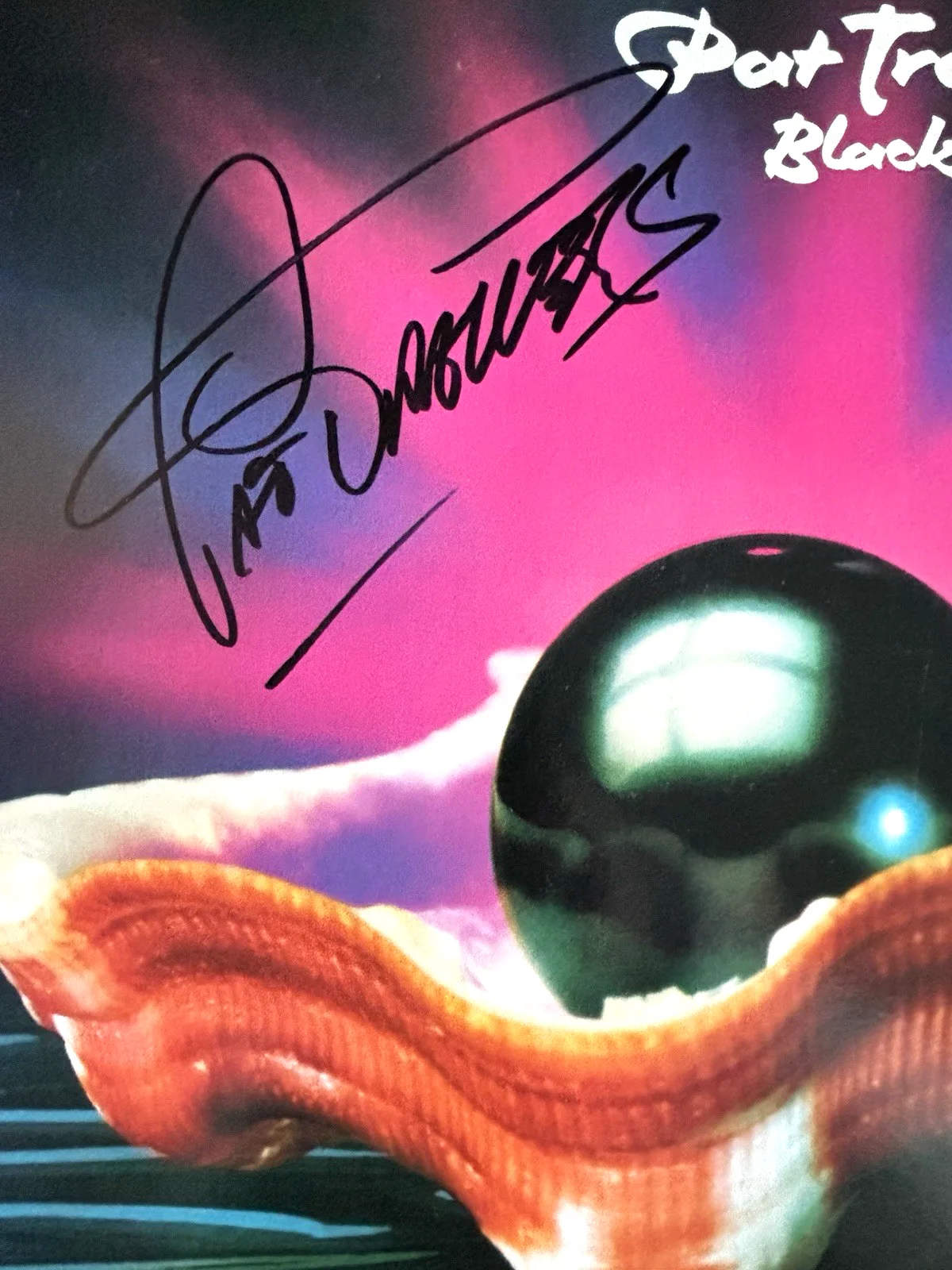 PAT TRAVERS Signed BLACK PEARL Vinyl LP RECORD Album PSA DNA COA, image 3