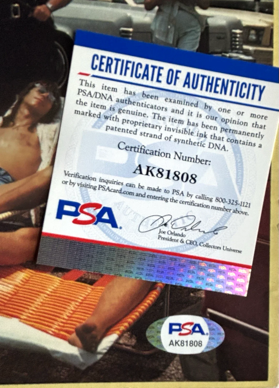 PAT TRAVERS Signed HEAT IN THE STREET Vinyl LP RECORD Album PSA DNA COA, изображение 5