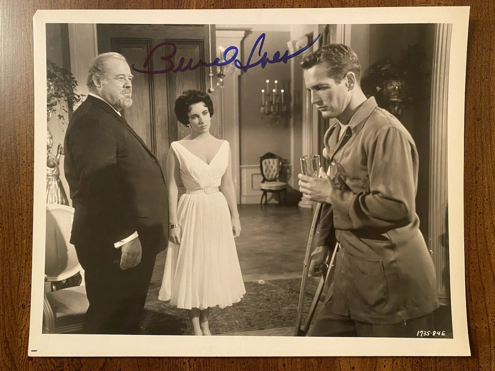 Burl Ives — Burl Ives Signed Autographed 10x8 Photo With COA Cat On A Hot Tin Roof NICE