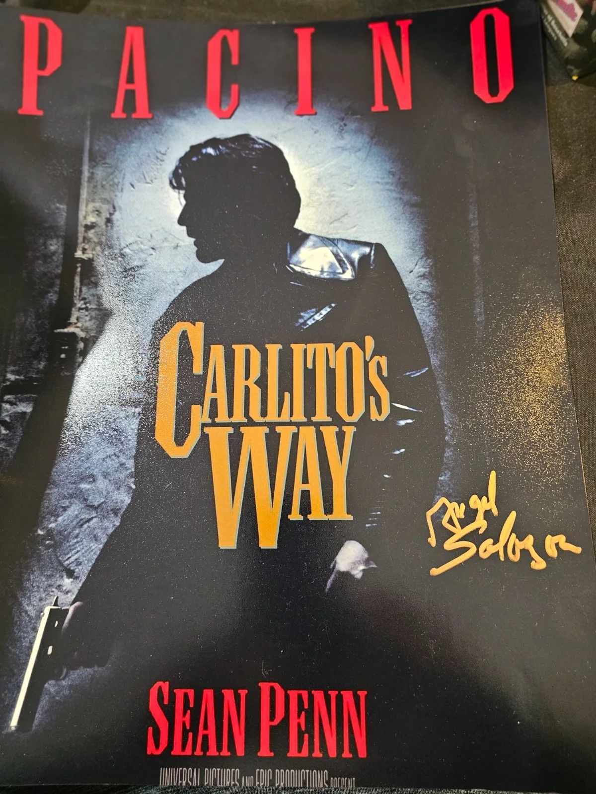 Angel Salazar — ANGEL SALAZAR SIGNED 11x14 PHOTO CARLITO'S WAY COA AUTOGRAPHED SCARFACE