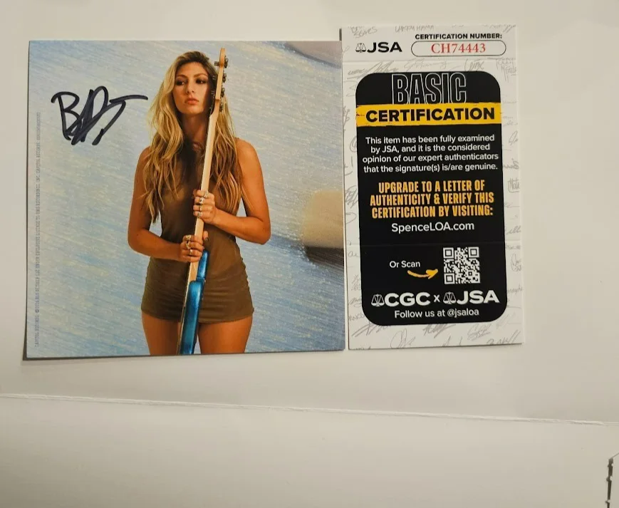 Blu DeTiger signed Autographed All I ever Want is Everything CD JSA COA, image 3