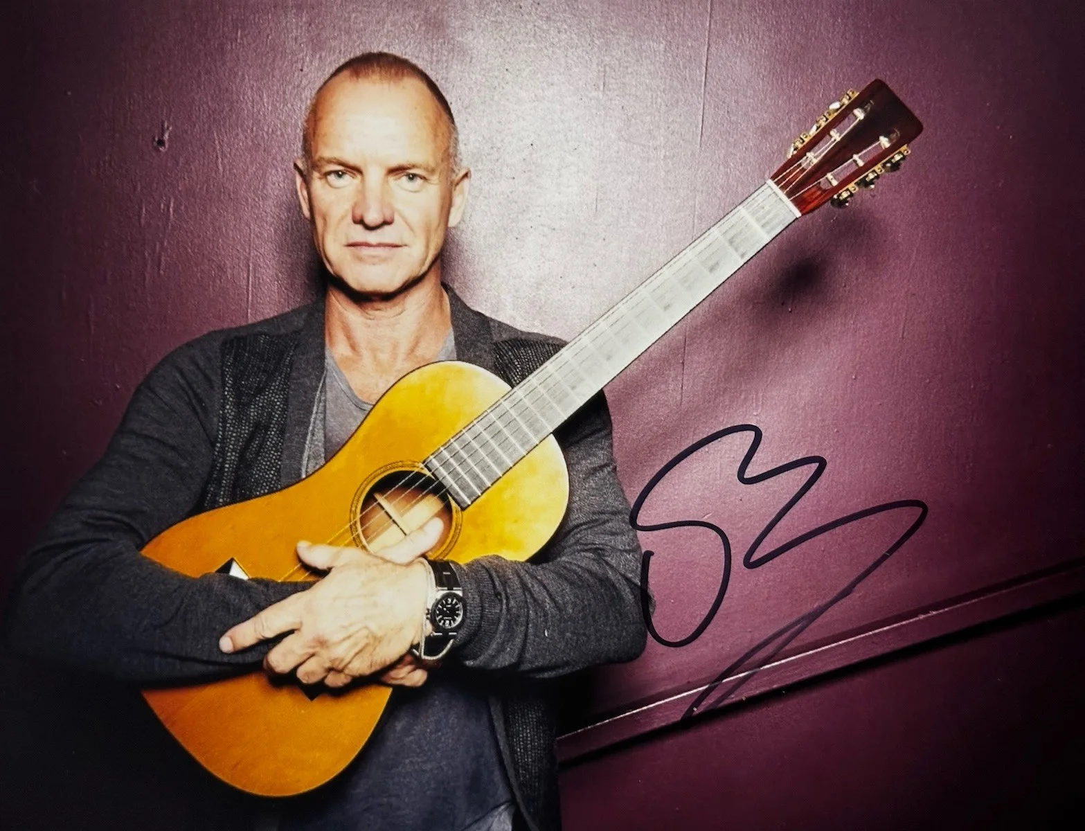 Sting signed 8x10 Photo - Proof - The Police - Gordon Sumner. Rock N Roll Singer, image 2