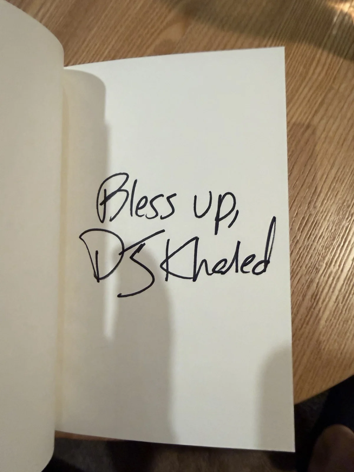 DJ KHALED Autographed “The Keys” Signed Book, image 2