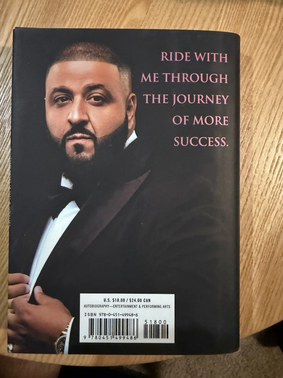 DJ KHALED Autographed “The Keys” Signed Book, image 3