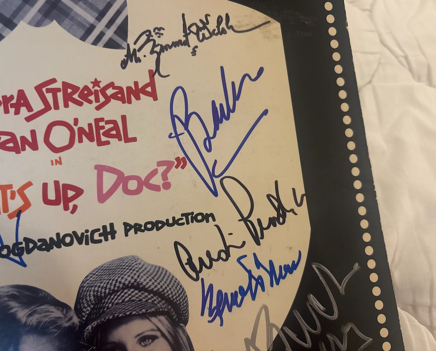 9 Cast signed WHAT'S UP DOC autograph Barbra Streisand Ryan Oneal & more JSA COA, изображение 5