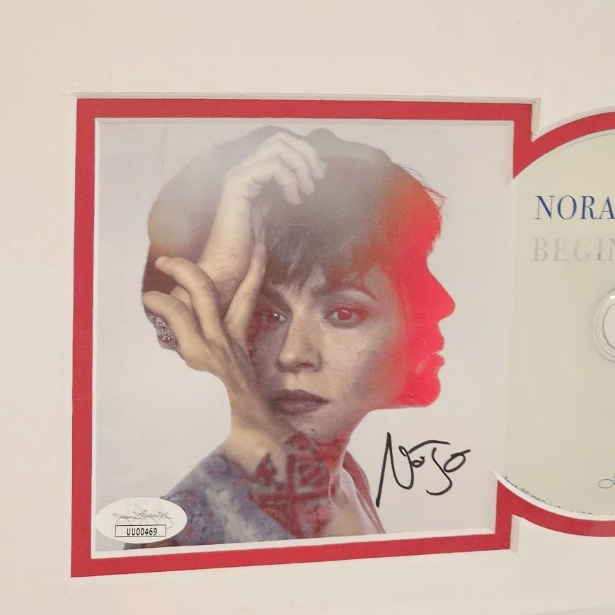 Norah Jones signed Autographed Begin Again CD JSA COA, image 2