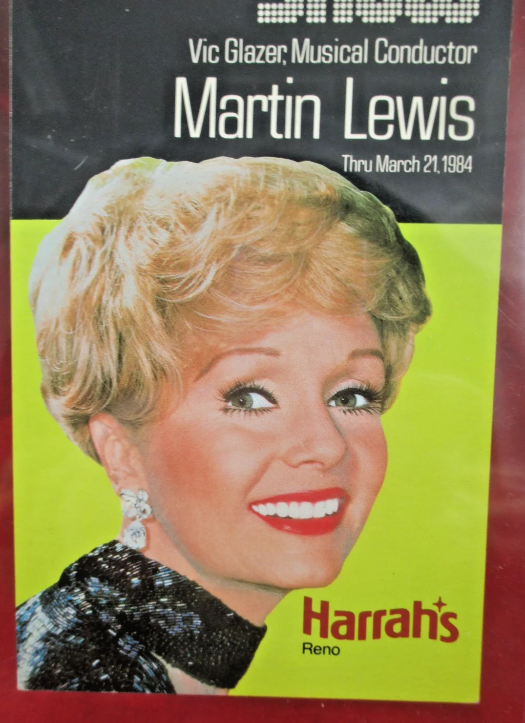 Debbie Reynolds — Debbie Reynolds Autographed HARRH's JSA COA Signed Actress Hand Signed Card, image 2