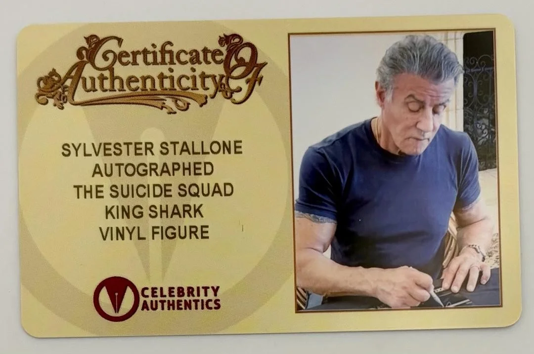 Sylvester Stallone Signed Funko #1114 (Suicide Squad) - Celebrity Authentics COA, image 5