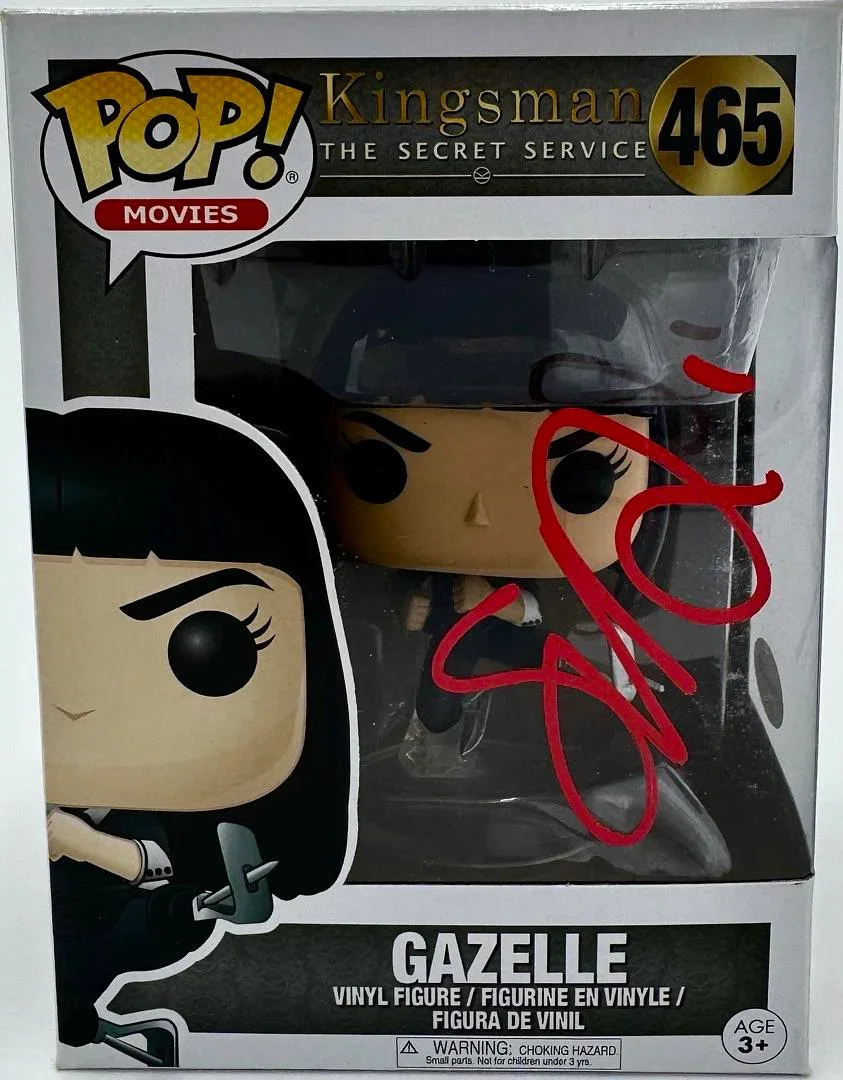 Sofia Boutella Signed Funko Pop #465 Gazelle (Kingsman) - ACOA, image 2