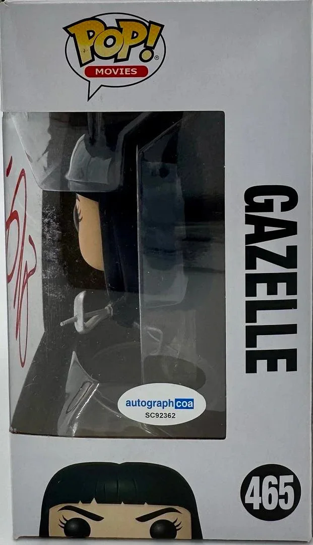 Sofia Boutella Signed Funko Pop #465 Gazelle (Kingsman) - ACOA, image 4