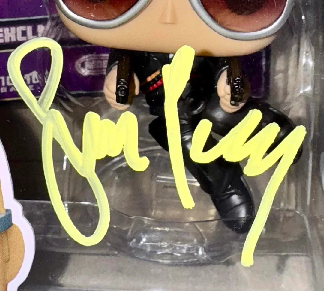 Simon Pegg Signed Funko Pop #997 "Nicholas Angel" (Hot Fuzz) - JSA COA, изображение 3