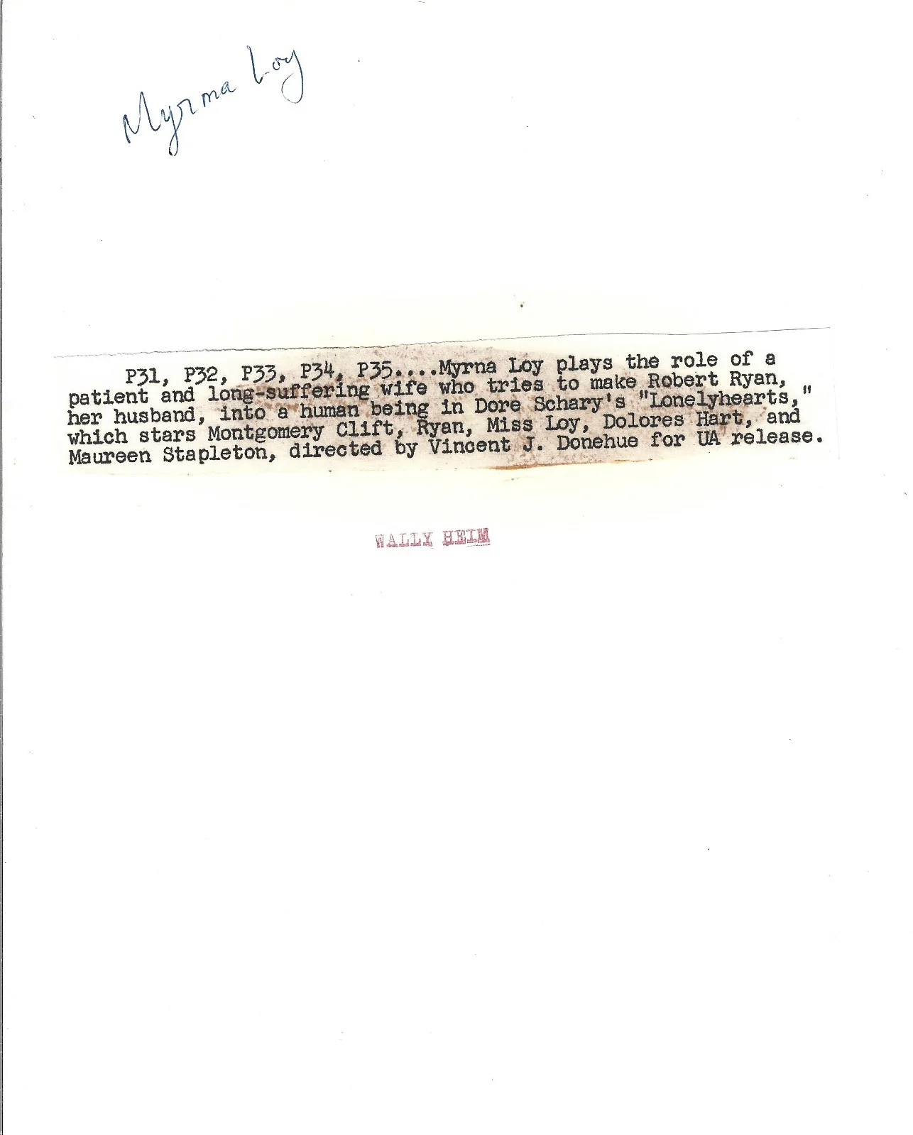Myrna Loy — Myrna Loy REAL hand SIGNED 1958 Official Promo Photo JSA COA Autographed, изображение 2