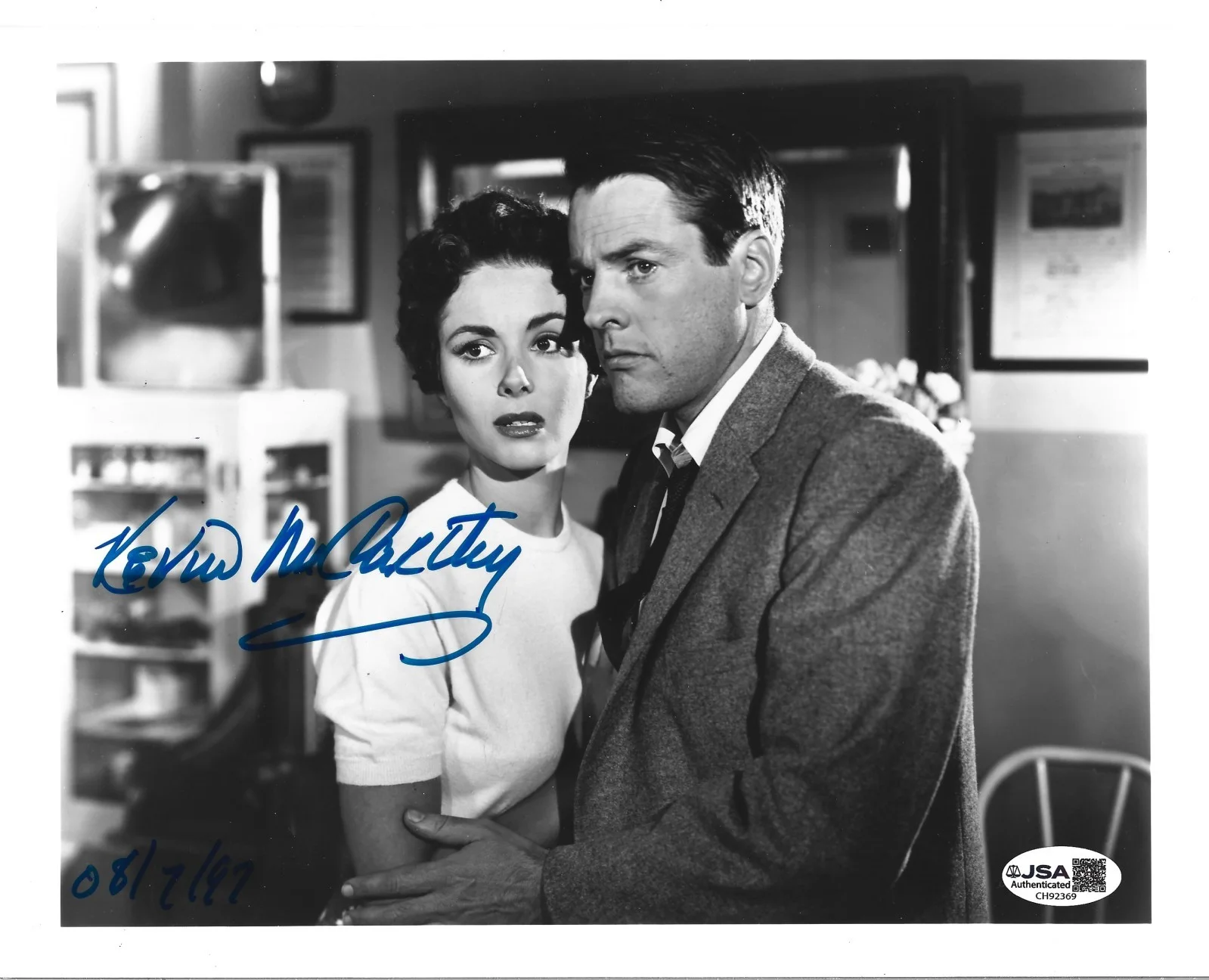 Kevin McCarthy — Kevin McCarthy SIGNED Invasion of Body Snatchers Promo Photo JSA COA Autographed
