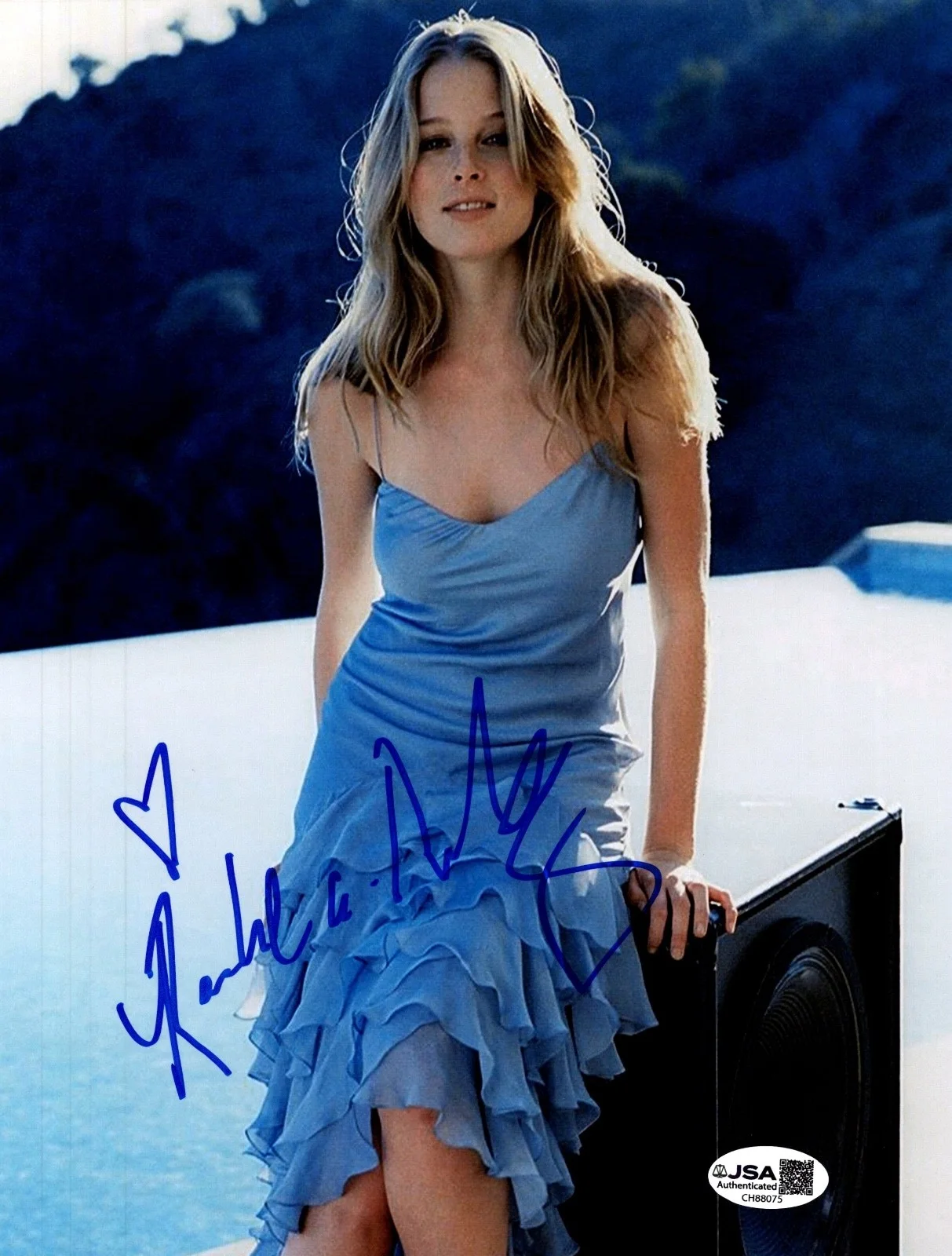 RACHEL NICHOLS — RACHEL NICHOLS Authentic Hand-Signed "BEAUTIFUL- G.I. JOE" 8x10 Photo (JSA COA)