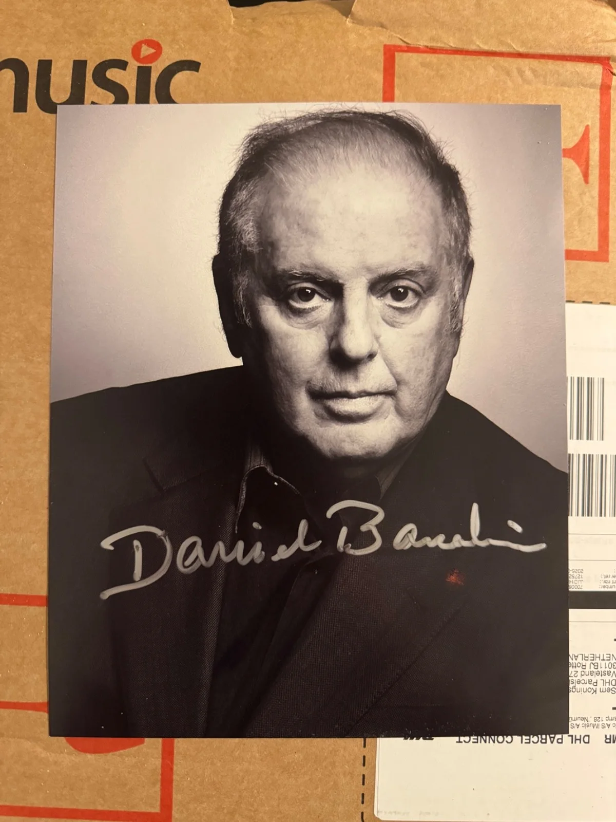 Daniel Barenboim autograph, image 2