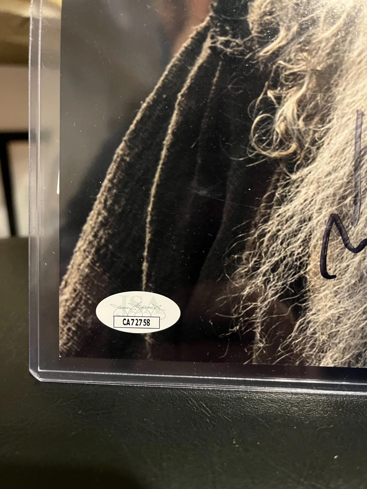 Ian McKellan — Ian McKellen Signed 8x10 Lord Of The Rings Gandalf JSA, изображение 2