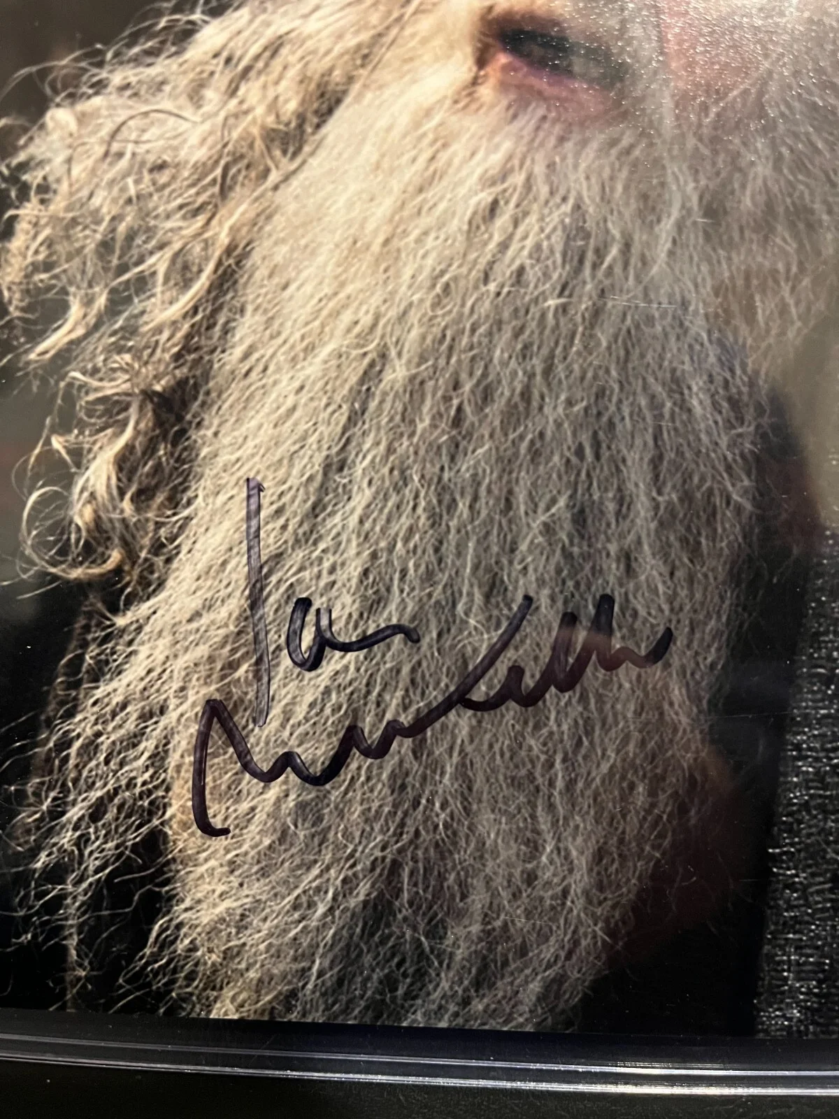 Ian McKellan — Ian McKellen Signed 8x10 Lord Of The Rings Gandalf JSA, изображение 4