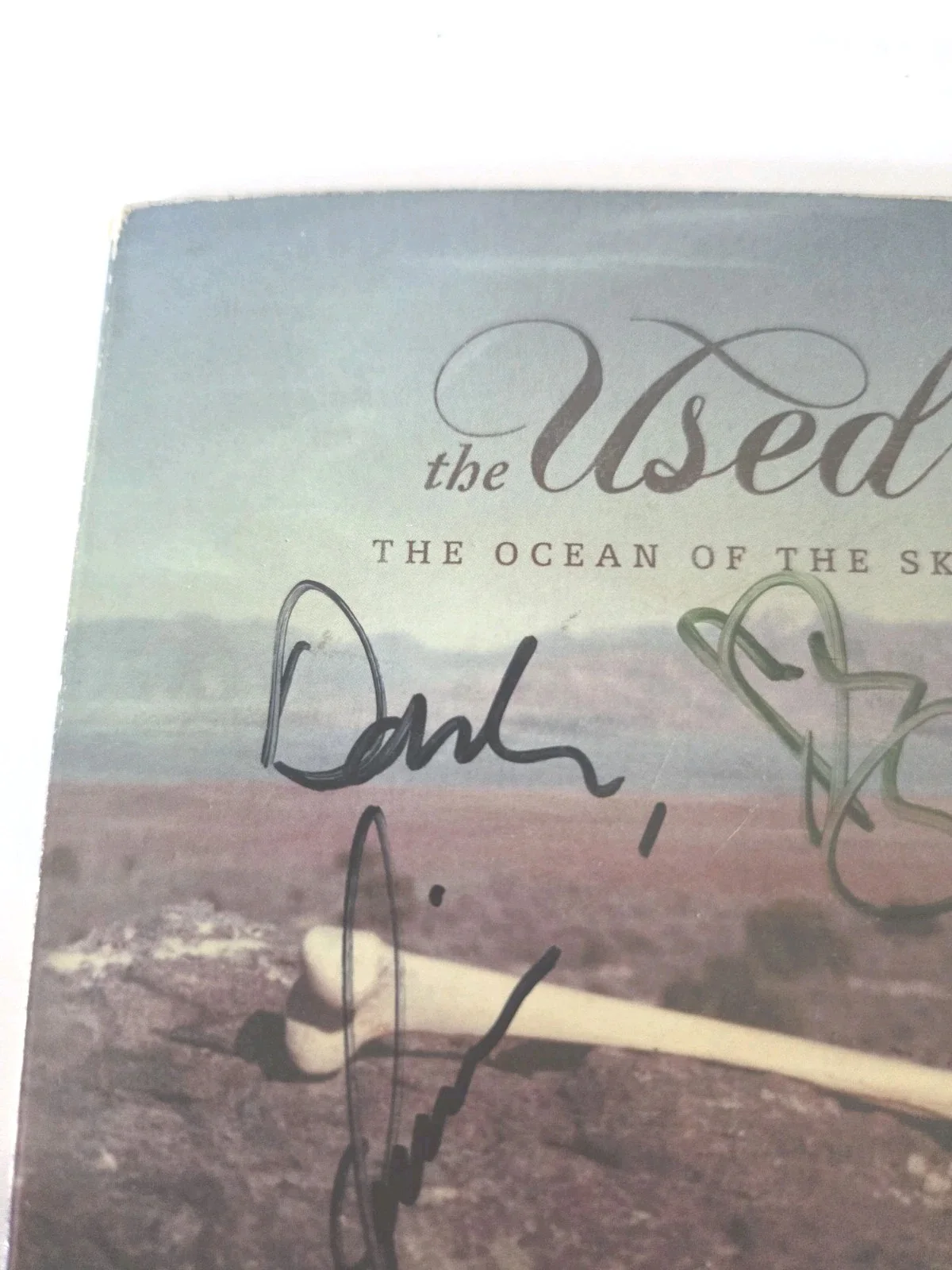 The Used The Ocean Of The Sky Cd Album AUTOGRAPHED cd Bert McCracken +2! RARE, изображение 4