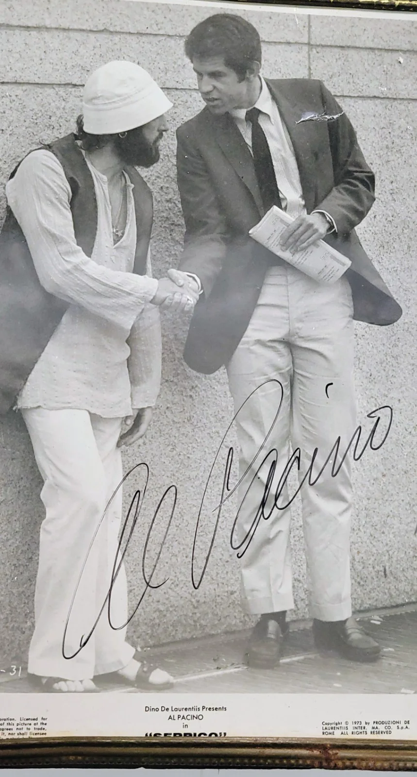 Al Pacino — Al Pacino Signed 8x10 Promo Photo Autographed SERPICO - FULL NAME Autograph, image 2