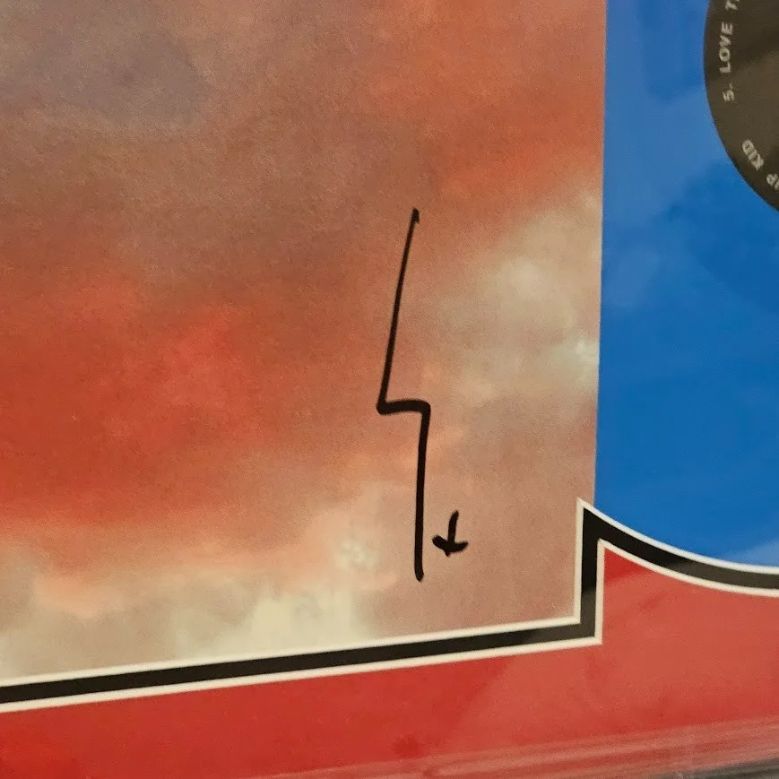 30 Seconds to Mars It's the End of the World Blue LP Record Vinyl JSA COA, изображение 3