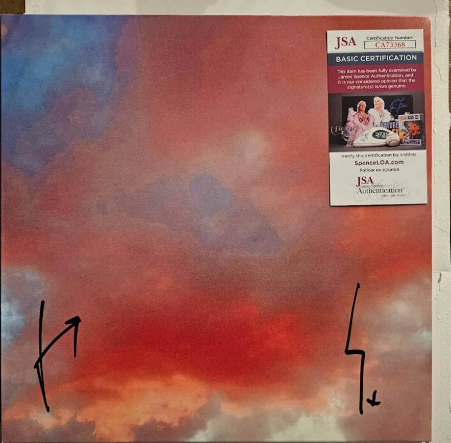 30 Seconds to Mars It's the End of the World Blue LP Record Vinyl JSA COA, изображение 4