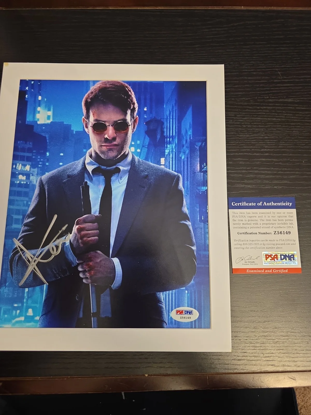 Charlie Cox — Marvel Daredevil Charlie Cox Autographed 8x10 PSA/DNA Netflix”l, image 2