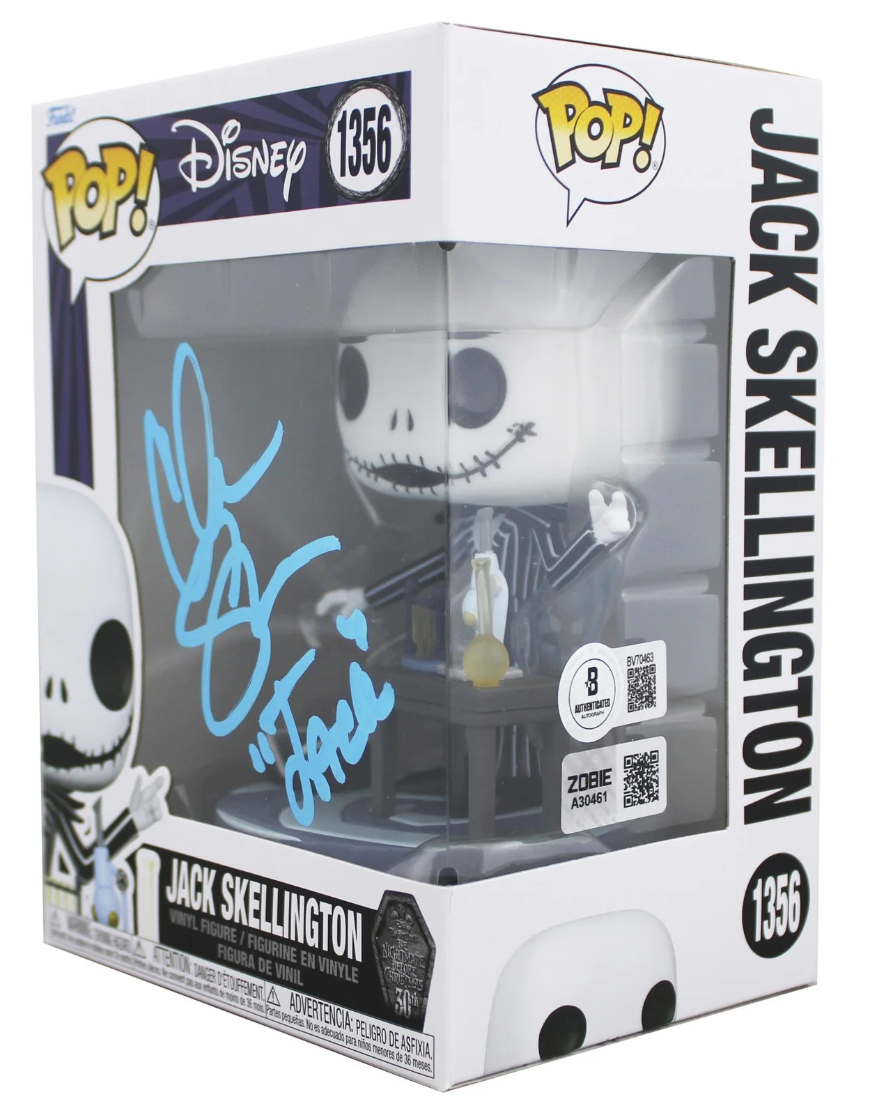 Chris Sarandon — Chris Sarandon "Jack" Authentic Signed #1356 Funko Pop Vinyl Figure BAS #BV70493, image 2