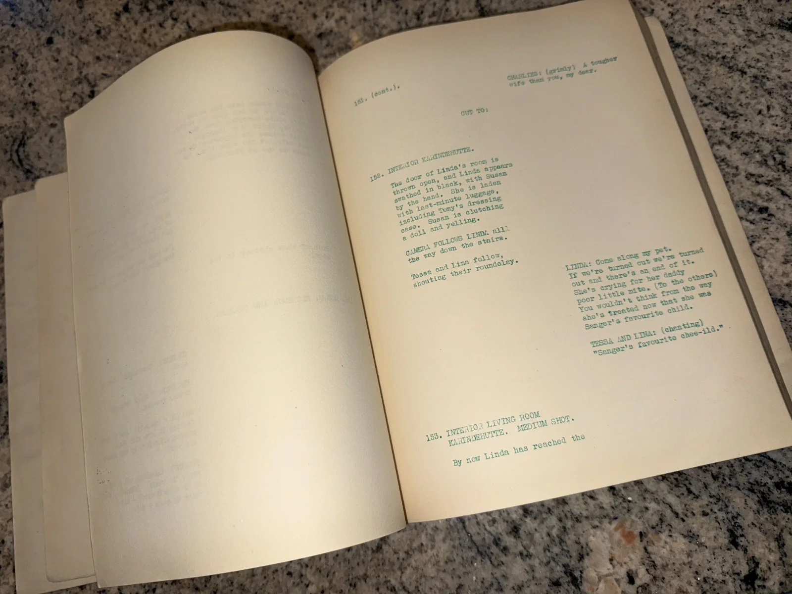 Original 1943 British Film Script - The Constant Nymph - 1933 Basil Dean, image 4