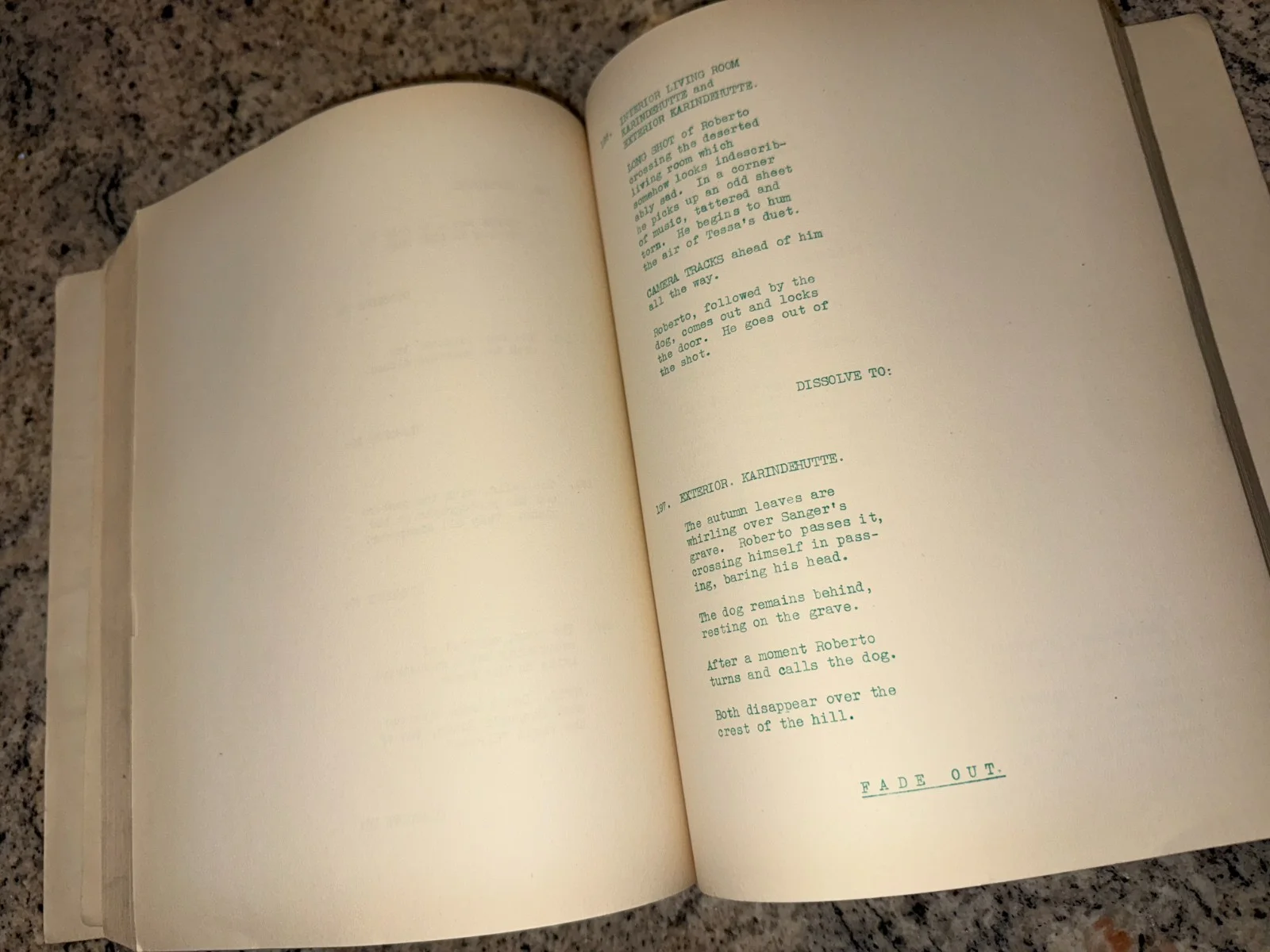 Original 1943 British Film Script - The Constant Nymph - 1933 Basil Dean, image 5