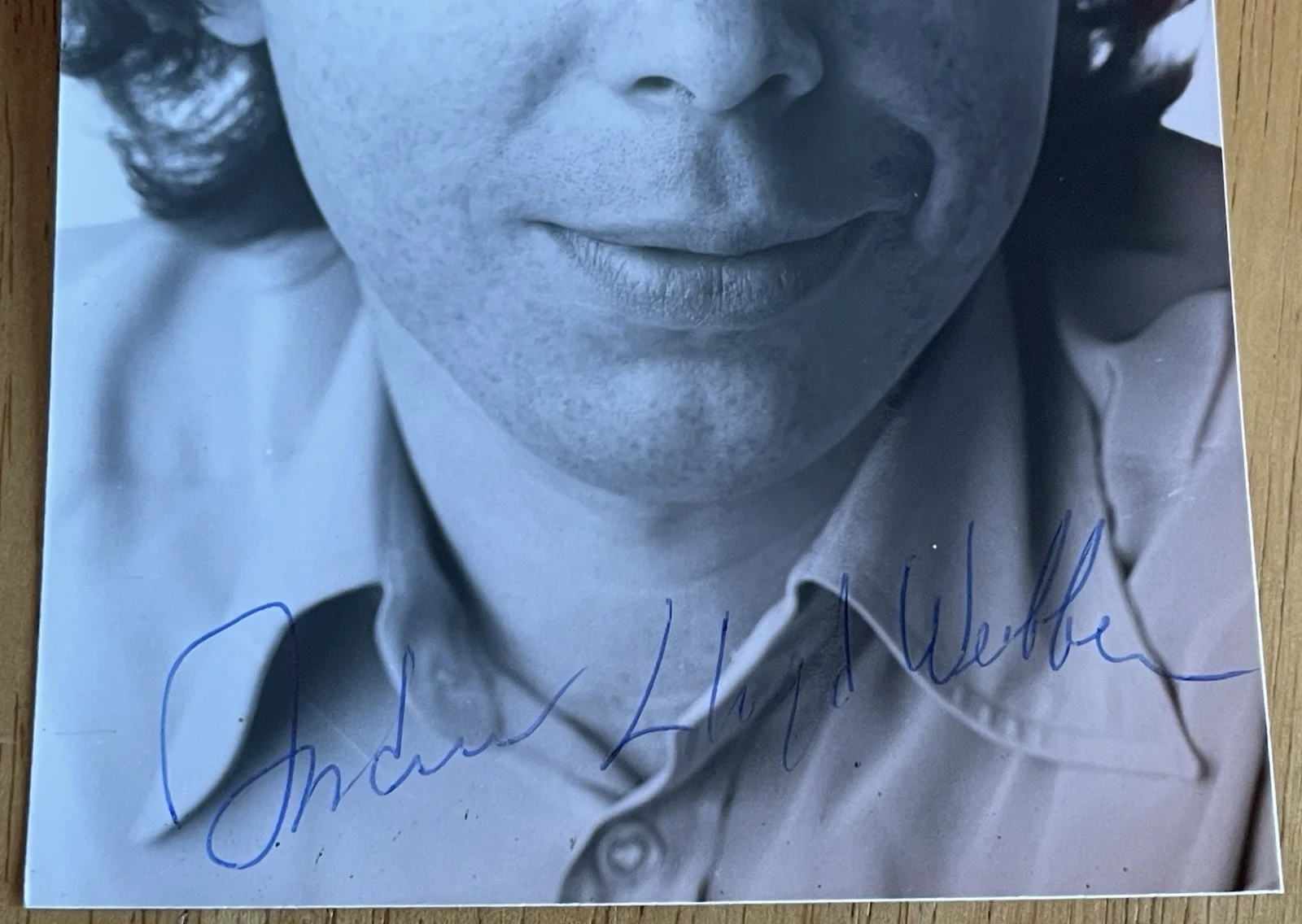 Andrew Lloyd Webber — English Composer Andrew Lloyd Webber Autographed Photo "Cats, Evita", изображение 3