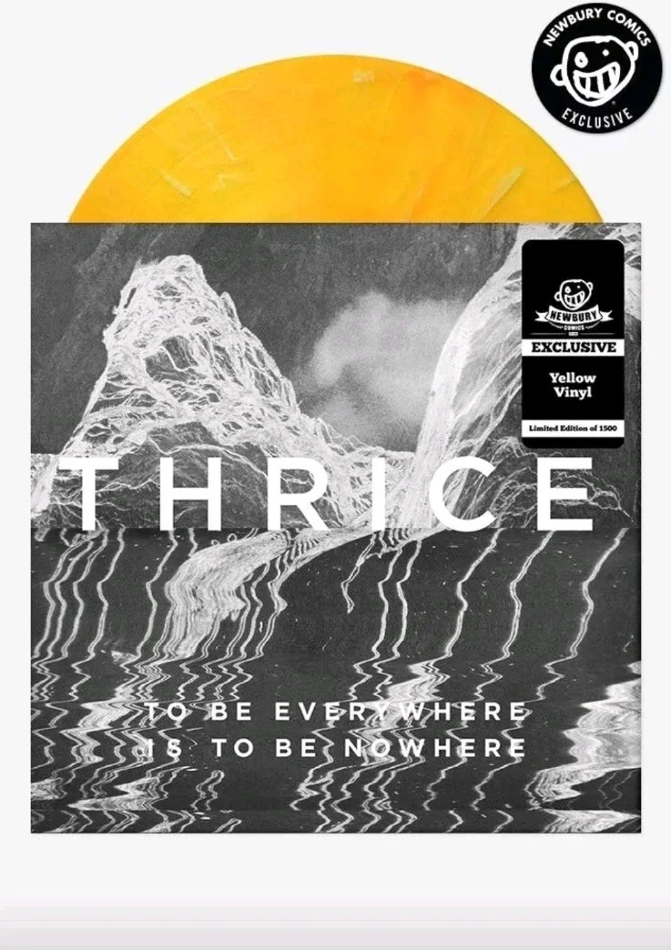 Thrice Autographed To Be Everywhere Is To Be Nowhere Yellow Vinyl LP Full Band!, image 4
