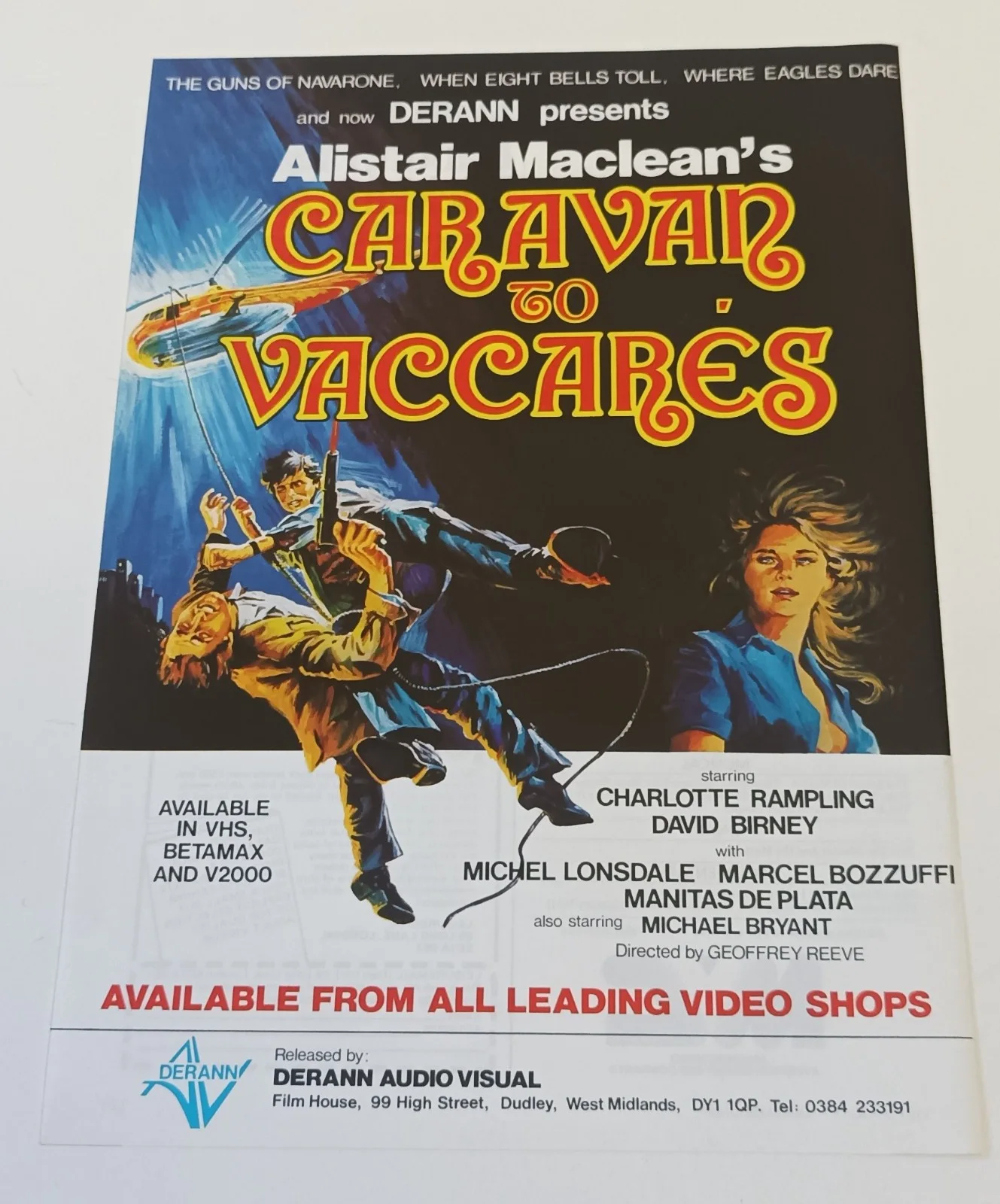 Caravan to Vaccares - Original 1981 Pre Cert Magazine Video Advert - Derann AV, image 2