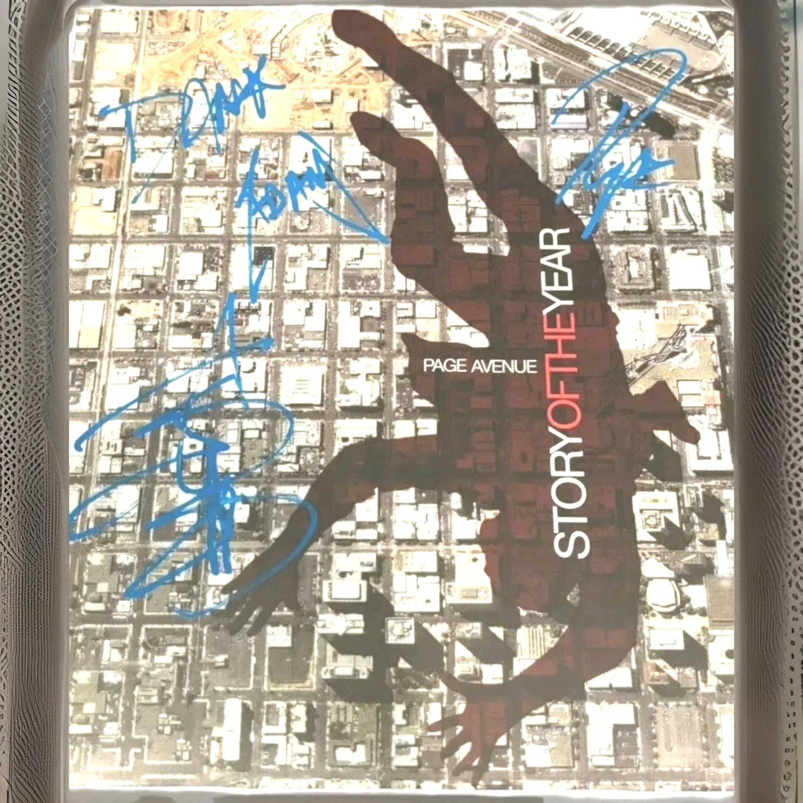 STORY OF THE YEAR Signed Vinyl LP Record PAGE AVENUE autograph JSA Cert. Hero, изображение 3