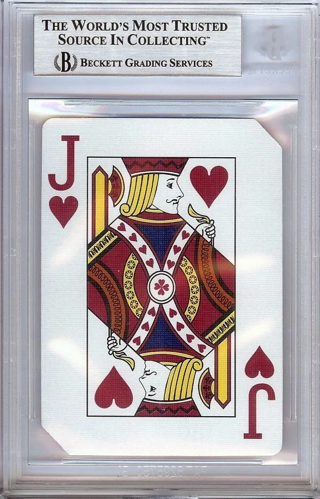 Dale Bozzio Signed Autographed Playing Card Missing Persons Hard Rock BAS 3105, image 2