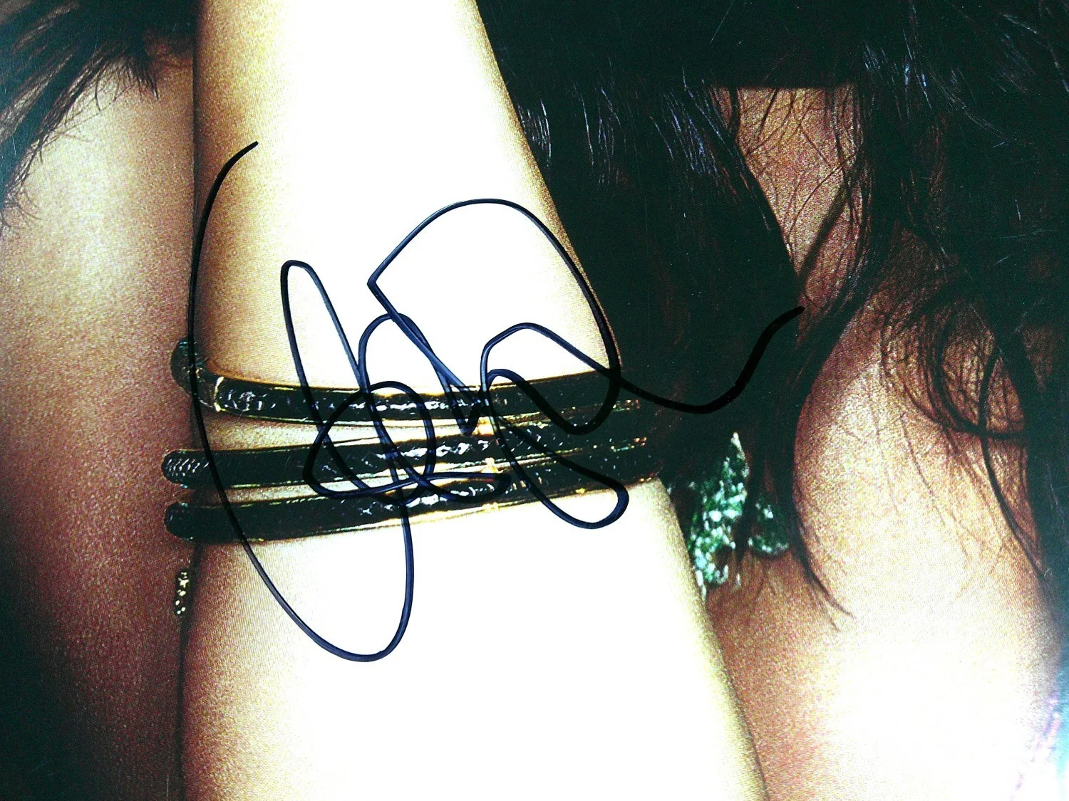 Ashlee Simpson Signed Autographed Record Album Cover Autobiography JSA CJ07700, изображение 2