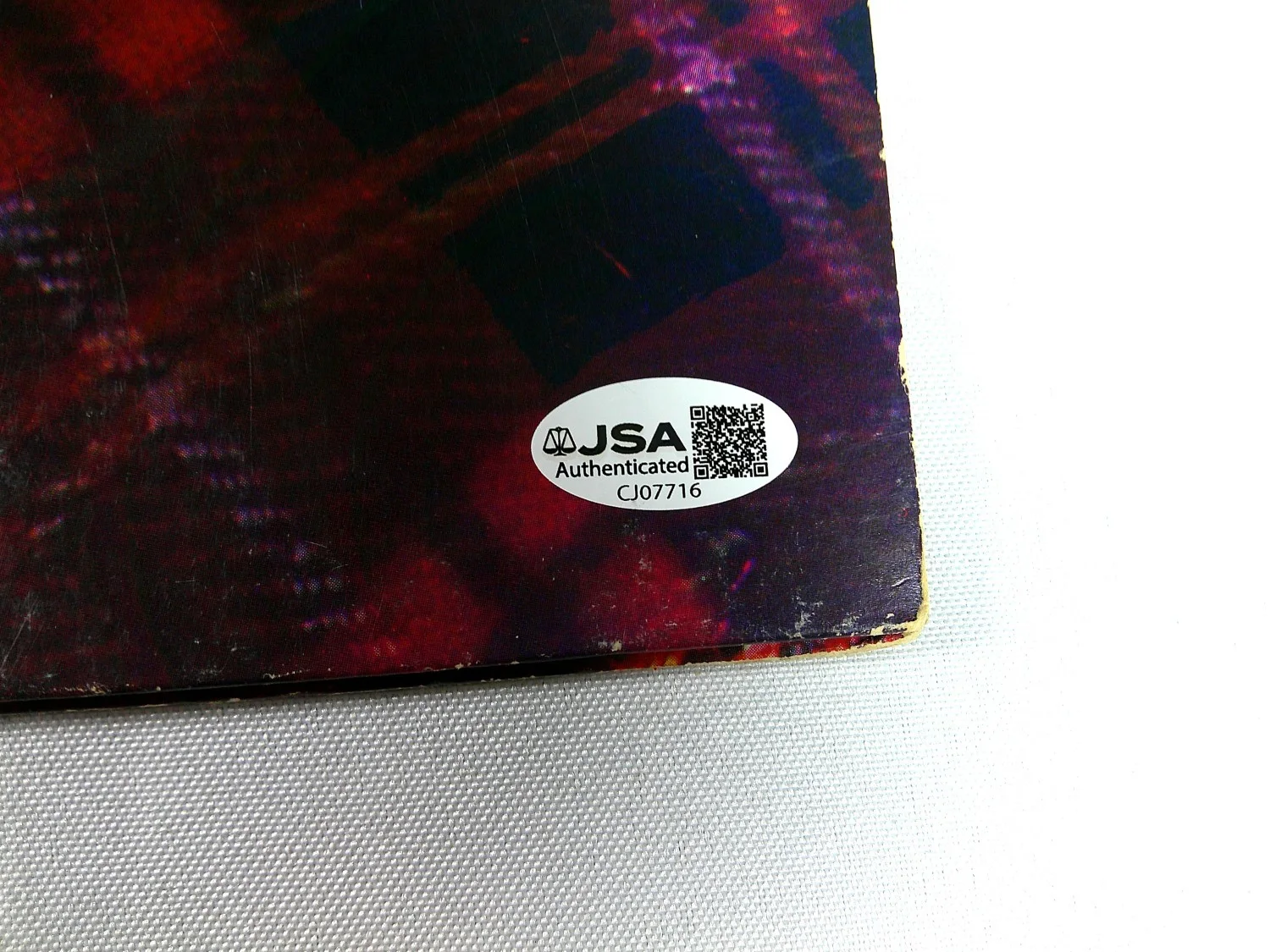 Rod Stewart Signed Autographed Record Album Cover Smiler JSA CJ07716, image 3