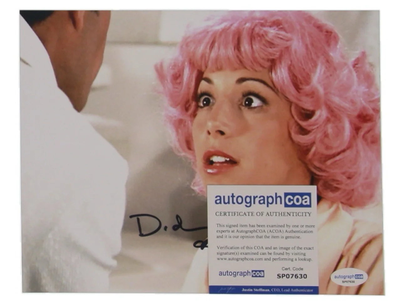 Didi Conn — DIDI CONN autographed 8x10 color photo “GREASE” FRENCHY Certified ACOA COA, изображение 2