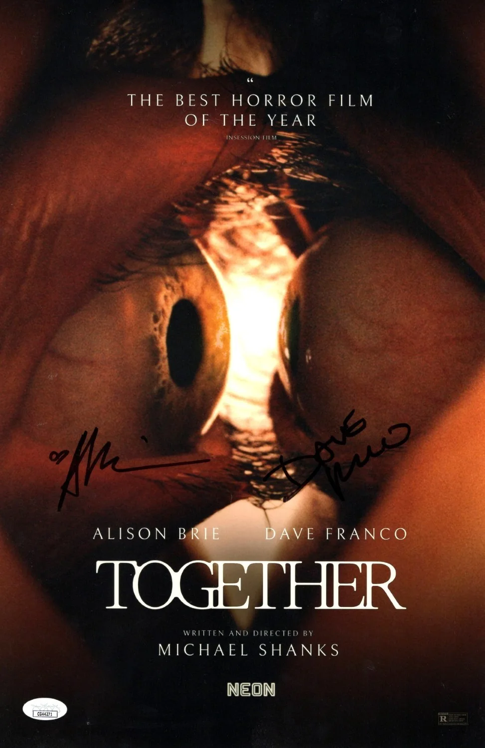Alison Brie, Dave Franco — Alison Brie Dave Franco Dual Signed Autographed 11X17 Photo Together JSA CG44271