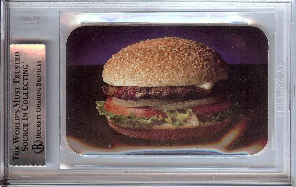 Carl Karcher — Carl Karcher Signed Autographed Business Card Carl's Jr Guest Card BAS 3107, изображение 2
