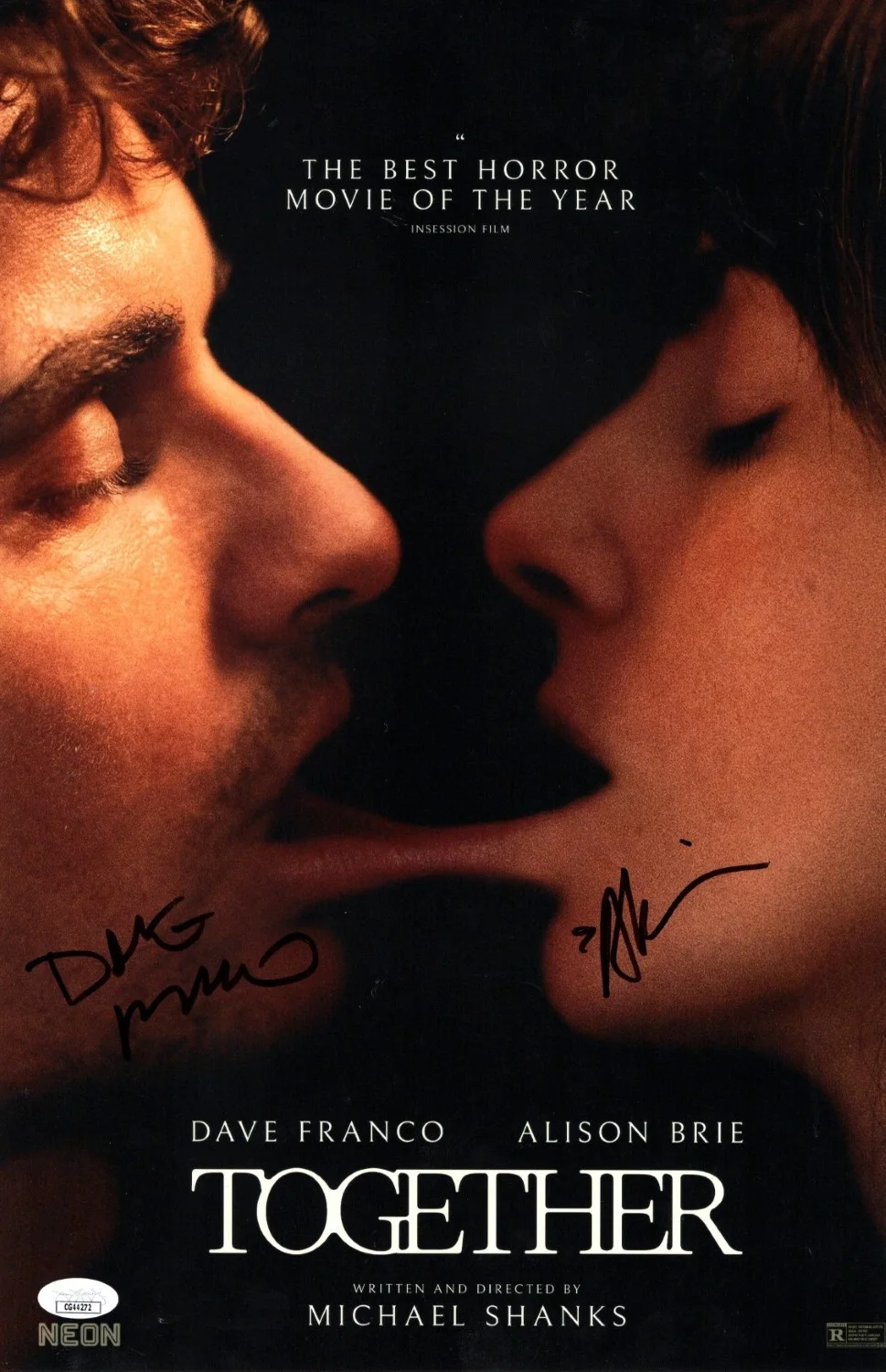 Alison Brie, Dave Franco — Alison Brie Dave Franco Dual Signed Autographed 11X17 Photo Together JSA CG44272