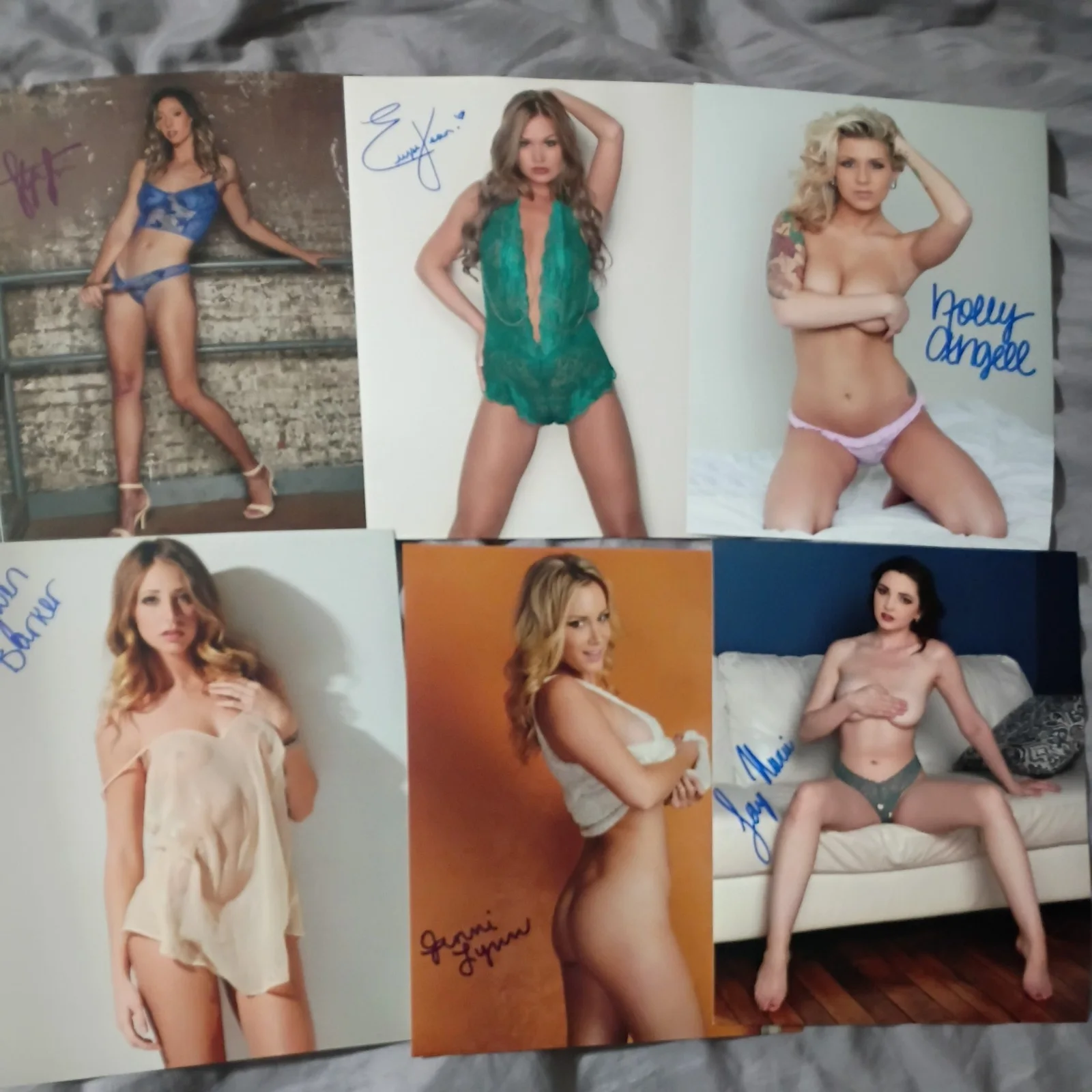 Selena Riviera — Autographed Signed 8x10 Photo Autograph World lot of 6
