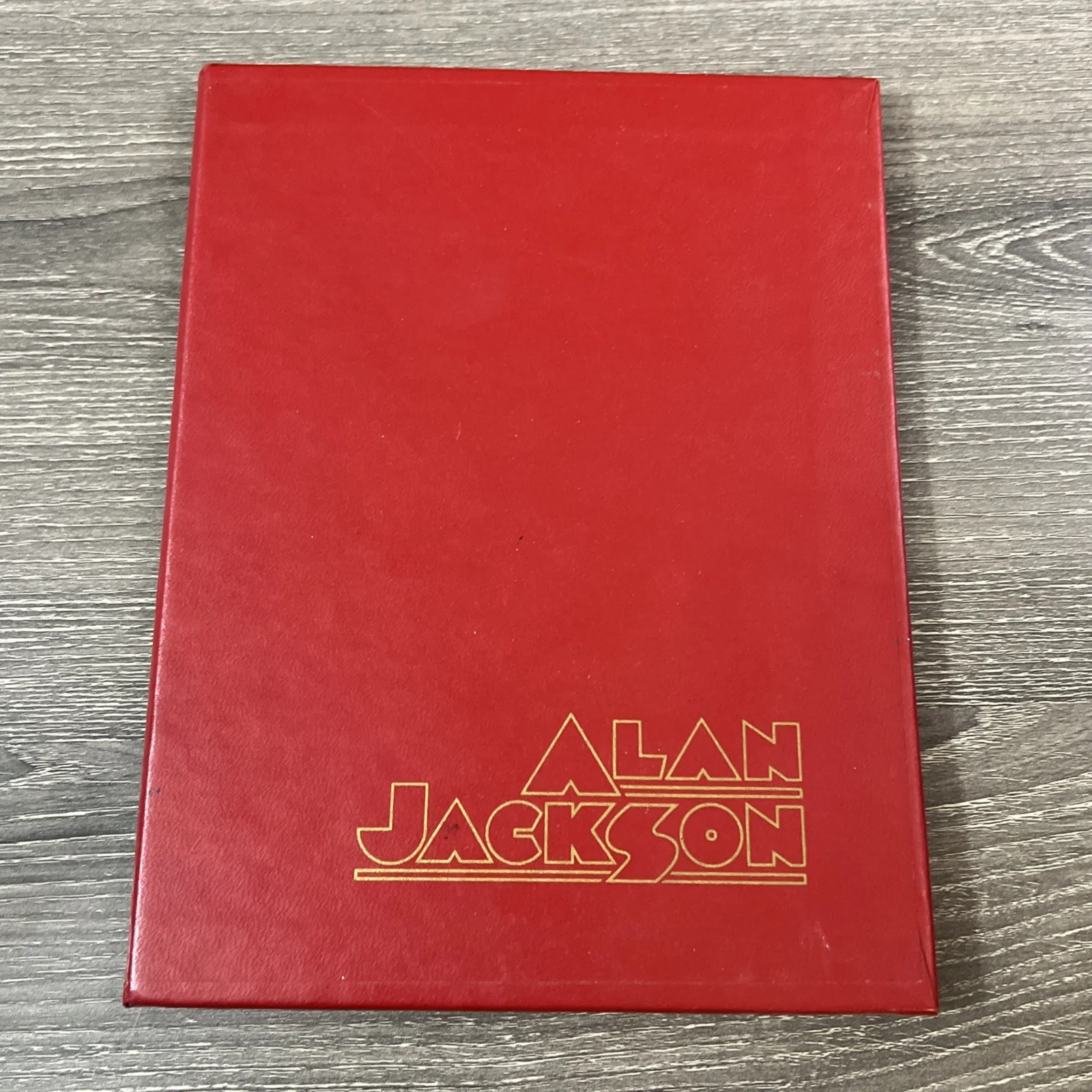 Vintage ALAN JACKSON country music autographed Photo Frame Book with Photo, изображение 4