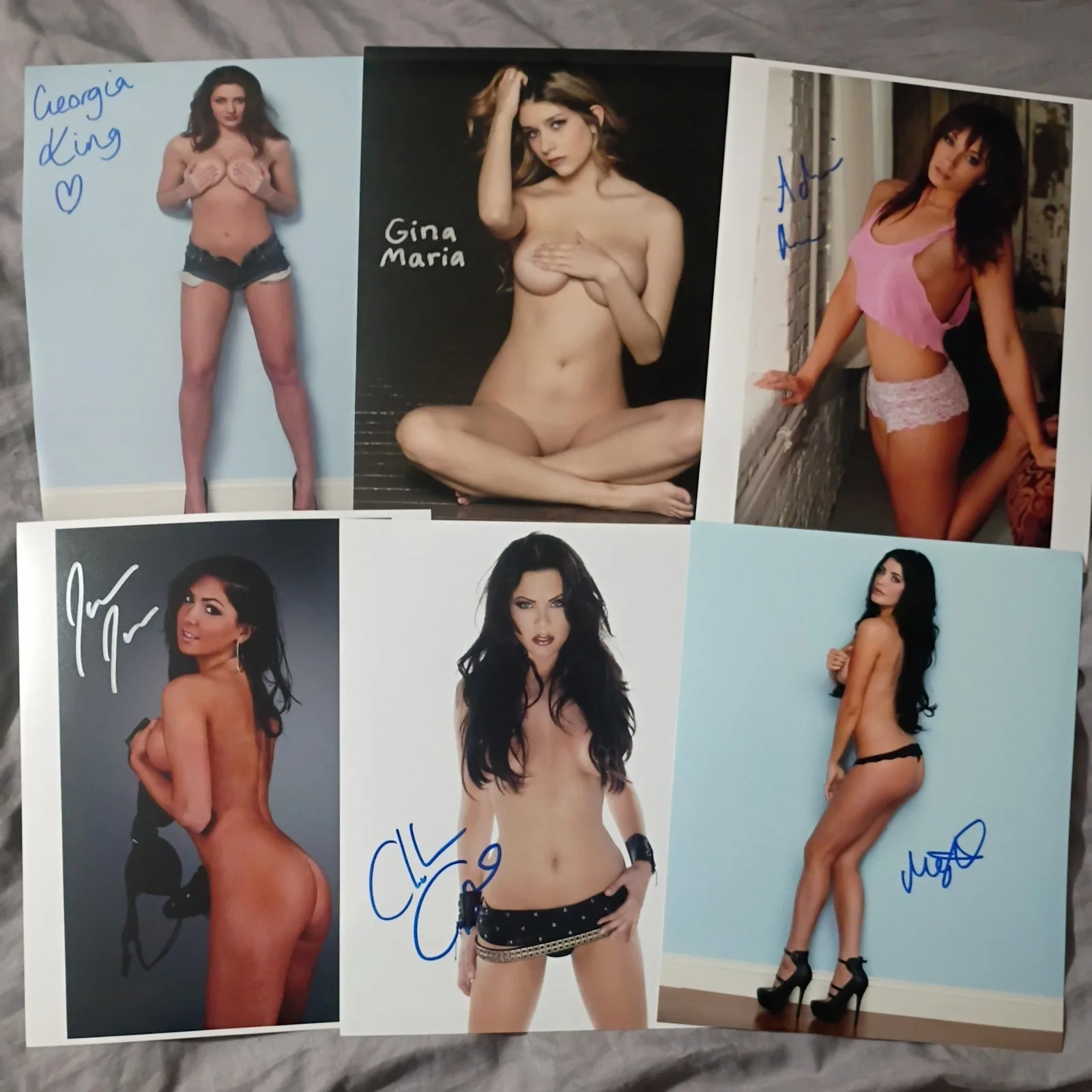 Selena Riviera — Autographed Signed 8x10 Photo Autograph World lot of 6